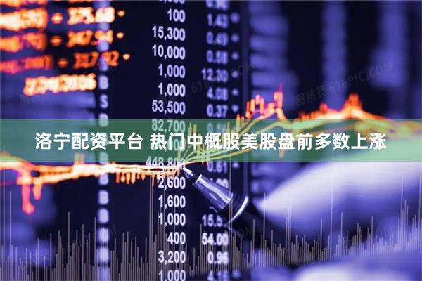 洛宁配资平台 热门中概股美股盘前多数上涨